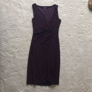 Dark purple dress occasion